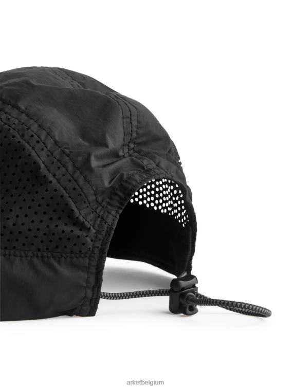 ARKET accessoires 0DXJP1197 zwart actieve mesh-dop met 5 panelen Heren - Image 3