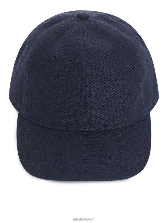 arket_accessoires_0dxjp1297_donkerblauw_hennep_katoenen_muts_heren.jpeg ARKET accessoires 0DXJP1297 donkerblauw hennep-katoenen muts Heren - Image 1