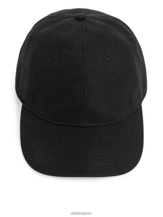 arket_accessoires_0dxjp1298_zwart_hennep_katoenen_muts_heren.jpeg ARKET accessoires 0DXJP1298 zwart hennep-katoenen muts Heren - Image 1