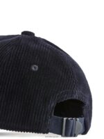ARKET accessoires 0DXJP1306 donkerblauw corduroy pet Heren - Image 3