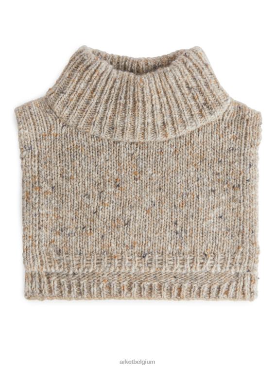 arket_accessoires_0dxjp1660_beige_gemeleerd_neps_nep_coltrui_kinderen.jpeg ARKET accessoires 0DXJP1660 beige gemêleerd neps nep coltrui kinderen - Image 1