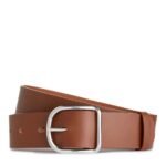 ARKET accessoires 0DXJP828 bruin leren riem vrouwen
