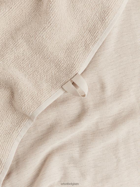 ARKET huishoudartikelen 0DXJP1352 beige katoenen handdoek 70 x 140 cm unisex - Image 2