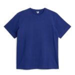 ARKET kleding 0DXJP1019 blauw zwaargewicht t-shirt vrouwen