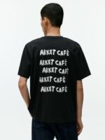 ARKET kleding 0DXJP1037 zwart café t-shirt vrouwen - Image 3