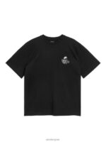 ARKET kleding 0DXJP1037 zwart café t-shirt vrouwen - Image 5