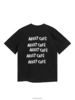 ARKET kleding 0DXJP1037 zwart café t-shirt vrouwen - Image 7