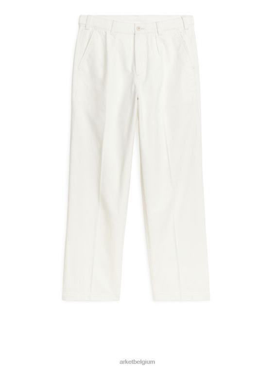 ARKET kleding 0DXJP1064 gebroken wit Utility-broek van katoenen canvas Heren - Image 2
