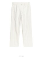 ARKET kleding 0DXJP1064 gebroken wit Utility-broek van katoenen canvas Heren