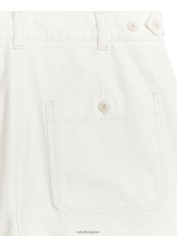 ARKET kleding 0DXJP1064 gebroken wit Utility-broek van katoenen canvas Heren - Image 3