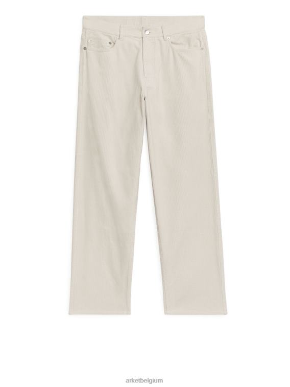 ARKET kleding 0DXJP1068 gebroken wit losse corduroy broek Heren - Image 6