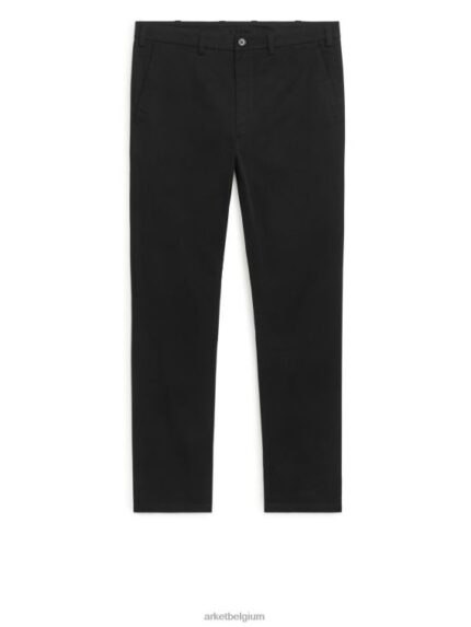 ARKET kleding 0DXJP1070 zwart slanke katoenen chino Heren