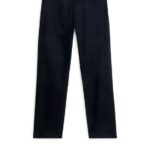 ARKET kleding 0DXJP1081 donkerblauw gewone katoenen stretchchino Heren