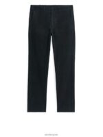 ARKET kleding 0DXJP1089 zwart Rechte chino van corduroy Heren