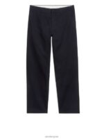 ARKET kleding 0DXJP1091 donkerblauw broek van katoenkeper Heren