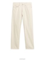 ARKET kleding 0DXJP1095 ecru oceaan losse rechte jeans Heren - Image 3