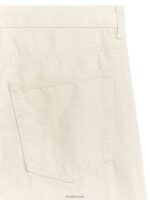 ARKET kleding 0DXJP1095 ecru oceaan losse rechte jeans Heren - Image 4