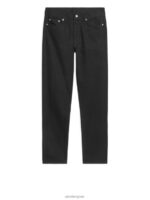 ARKET kleding 0DXJP1101 blijf zwart park reguliere rechte jeans Heren - Image 3