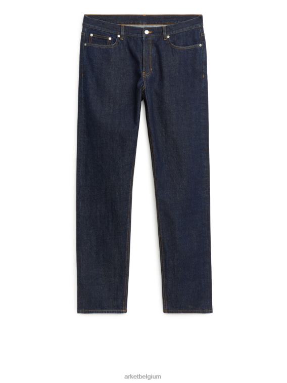 ARKET kleding 0DXJP1104 gespoeld middenblauw park regular jeans met rechte zelfkant Heren - Image 3