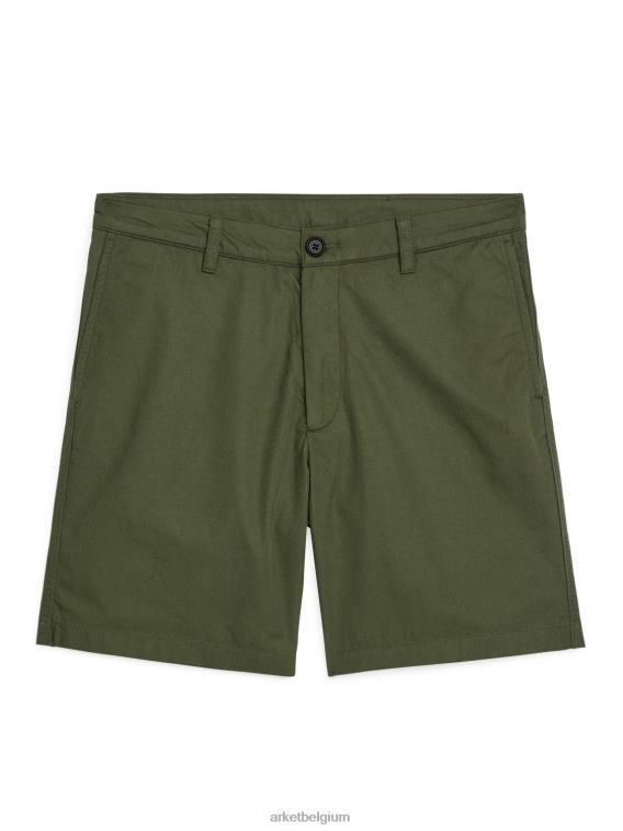 arket_kleding_0dxjp1114_groente_katoenen_korte_broek_heren.jpeg ARKET kleding 0DXJP1114 groente katoenen korte broek Heren - Image 1