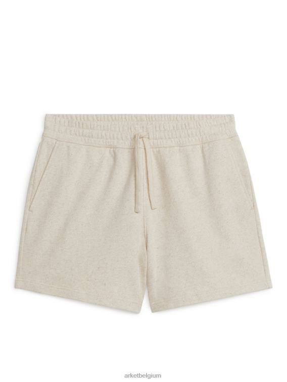 arket_kleding_0dxjp1128_beige_sweatshort_met_normale_pasvorm_heren.jpeg ARKET kleding 0DXJP1128 beige sweatshort met normale pasvorm Heren - Image 1
