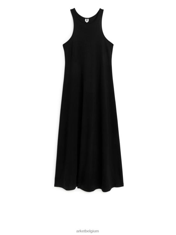 arket_kleding_0dxjp112_zwart_strandjurk_met_racerback_vrouwen.jpeg ARKET kleding 0DXJP112 zwart Strandjurk met racerback vrouwen - Image 1