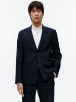 ARKET kleding 0DXJP1150 donkerblauw moderne blazerhopzak Heren - Image 3