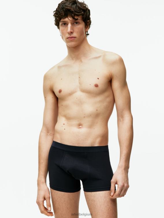 ARKET kleding 0DXJP1224 donkerblauw Pima katoenen boxershort, set van 3 Heren - Image 2