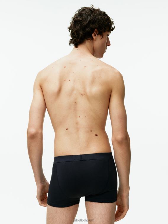 ARKET kleding 0DXJP1224 donkerblauw Pima katoenen boxershort, set van 3 Heren - Image 3