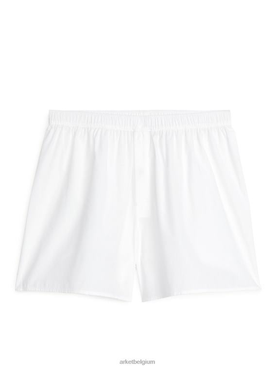 ARKET kleding 0DXJP1229 blauw Wit Boxershorts van geweven katoen, set van 2 Heren - Image 3