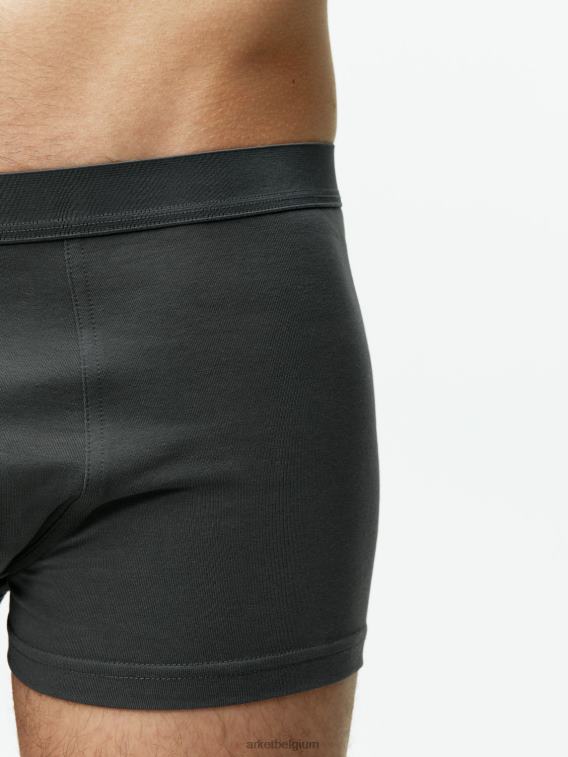 ARKET kleding 0DXJP1231 donker grijs Pima katoenen boxershort, set van 3 Heren - Image 4