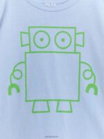 ARKET kleding 0DXJP1457 lichtblauw/robot oversized t-shirt kinderen - Image 3