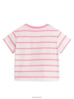ARKET kleding 0DXJP1465 wit/roze wijdvallend t-shirt kinderen - Image 2