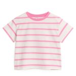 ARKET kleding 0DXJP1465 wit/roze wijdvallend t-shirt kinderen