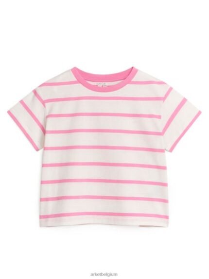 ARKET kleding 0DXJP1465 wit/roze wijdvallend t-shirt kinderen