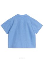 ARKET kleding 0DXJP1469 blauw shirt met korte mouwen kinderen - Image 2