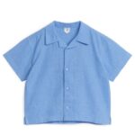 ARKET kleding 0DXJP1469 blauw shirt met korte mouwen kinderen