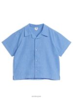ARKET kleding 0DXJP1469 blauw shirt met korte mouwen kinderen