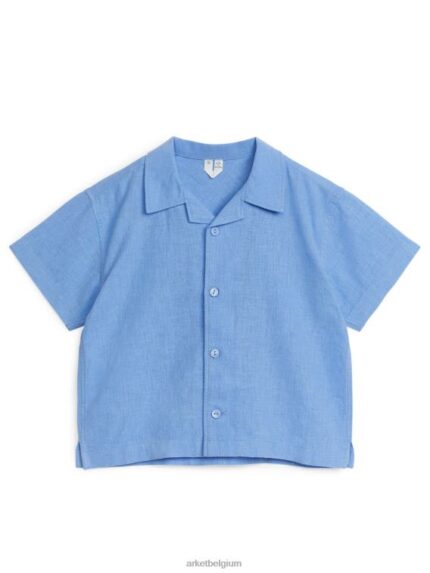 ARKET kleding 0DXJP1469 blauw shirt met korte mouwen kinderen
