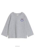 ARKET kleding 0DXJP1485 grijs gemêleerd/robot Lange mouwenshirt kinderen