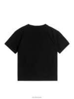 ARKET kleding 0DXJP1490 zwart T-shirt met ronde hals kinderen - Image 2