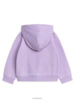ARKET kleding 0DXJP1492 lila hoodie met rits kinderen - Image 2
