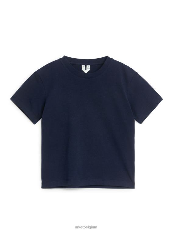 arket_kleding_0dxjp1493_donkerblauw_t_shirt_met_ronde_hals_kinderen.jpeg ARKET kleding 0DXJP1493 donkerblauw T-shirt met ronde hals kinderen - Image 1