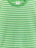 ARKET kleding 0DXJP1501 groen Wit gestreept t-shirt kinderen - Image 3