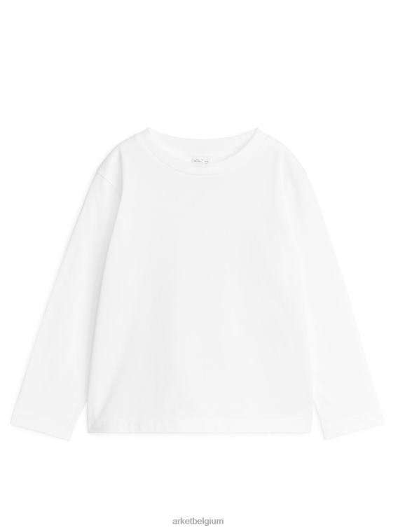 ARKET kleding 0DXJP1504 wit Blauw T-shirt met lange mouwen, set van 2 kinderen - Image 2