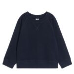 ARKET kleding 0DXJP1514 donkerblauw sweatshirt van franse badstof kinderen