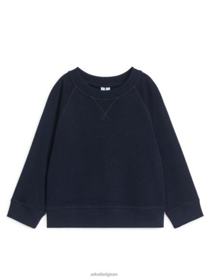 ARKET kleding 0DXJP1514 donkerblauw sweatshirt van franse badstof kinderen