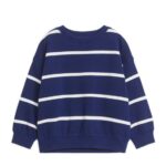 ARKET kleding 0DXJP1516 donkerblauw/gebroken wit ontspannen sweatshirt kinderen