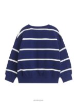 ARKET kleding 0DXJP1516 donkerblauw/gebroken wit ontspannen sweatshirt kinderen - Image 5