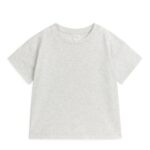 ARKET kleding 0DXJP1519 lichtgrijs gemêleerd lichtgewicht t-shirt kinderen